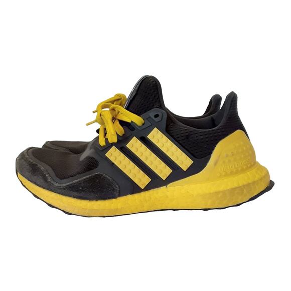 Adidas UltraBoost DNA Color Brick Lego Yellow Sneakers Kids 4.5 Running Shoes - Picture 3 of 11